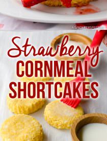 Fresh Rustic Strawberry Shortcakes Recipe | ASpicyPerspective.com
