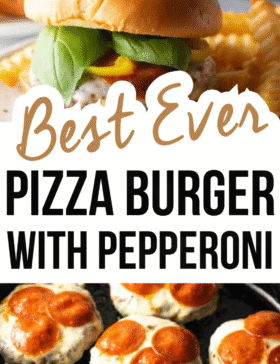 Easy Homemade Pizza Burgers
